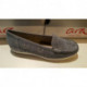 Mocassin souple et confortable de ARA 30865 cuir NUBUCK BLEU JEAN perforé MONTE