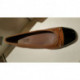 Ballerine compensée en cuir GOLD BOUT VERNIS FRABOUT DE HELLER