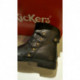 Boot's de KICKERS en cuir noir cloutés GROOVINGS mode et confortable