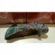 CANON un escarpin en cuir multicolore motif noeud de chez HOUCKE fabrication française