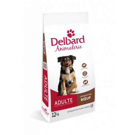 CROQUETTES DELBARD CHIEN ADULTE BOEUF 12KG CROQUETTES DELBARD CHIEN ADULTE BOEUF 12KG