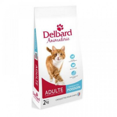 CROQUETTES DELBARD CHAT ADULTE POISSON 2KG CROQUETTES DELBARD CHAT ADULTE POISSON 2KG