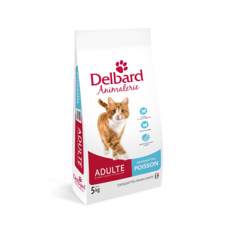 CROQUETTES DELBARD CHAT ADULTE POISSON 5KG CROQUETTES DELBARD CHAT ADULTE POISSON 5KG