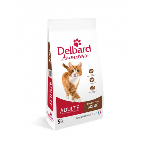 CROQUETTES DELBARD CHAT ADULTE BOEUF 5KG CROQUETTES DELBARD CHAT ADULTE BOEUF 5KG