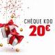 chèque KDO 20€ CHAPARAL