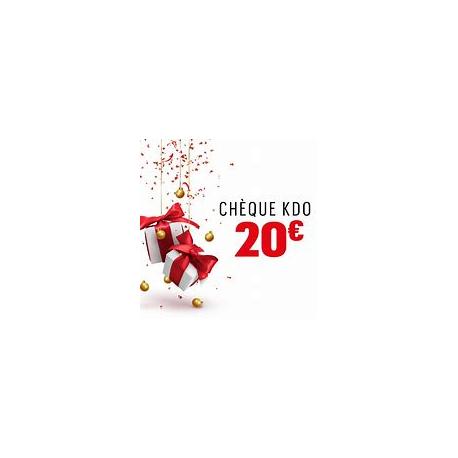 chèque KDO 20€ CHAPARAL