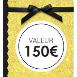 Carte cadeau de 150€ valable 3 mois en boutique
