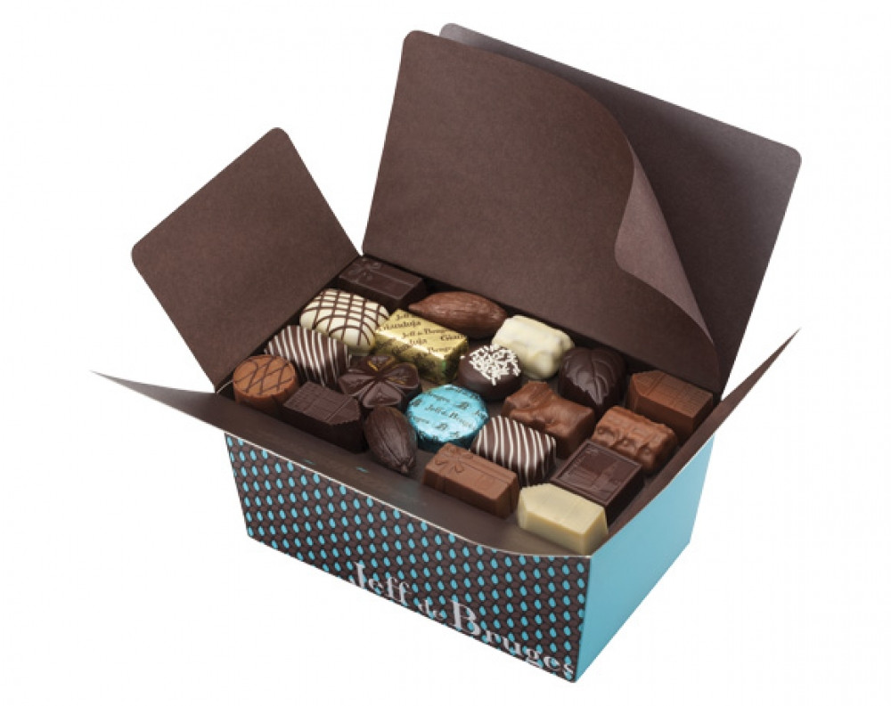 Prix Boite De Chocolat Jeff De Bruges Ballotin de 1kg de chocolats fourrés - Achetez Au Puy