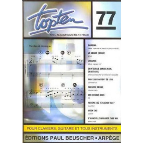 TOP TEN 77 COMPILATION VARIETES TOUS INSTRUMENTS TOP TEN 77 COMPILATION VARIETES TOUS INSTRUMENTS