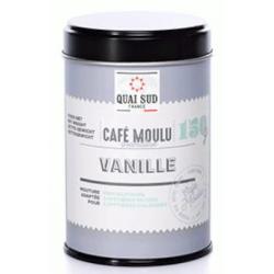 Café aromatisé Vanille en boîte métal 150 grs