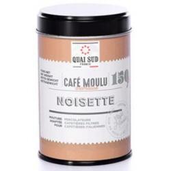 Café aromatisé Noisette en boîte métal 150 grs