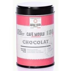 Café aromatisé Chocolat en boîte métal 150 grs