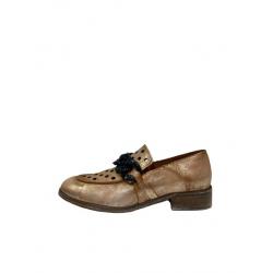 LITTLE LA SUITE MOCASSIN METAL LATTE