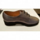 Derbies pour femme de PASCUCCI  bout rond en cuir métal argent