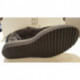 BOTTINE de ARA talon de 4.5 cuir noir vernis noir NUBUCK + PAPILLETTES 44303 LAU ST