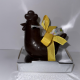 POULE GARNIE CHOCOLAT NOIR