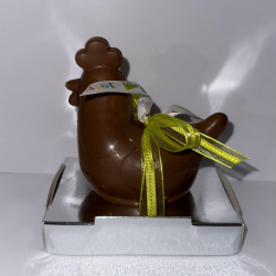 POULE GARNIE CHOCOLAT LAIT