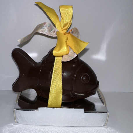 POISSON GARNI CHOCOLAT NOIR