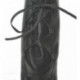 BOTTE CARINA de ARCUS en cuir noir un lacage devant entièrement fourrée laine