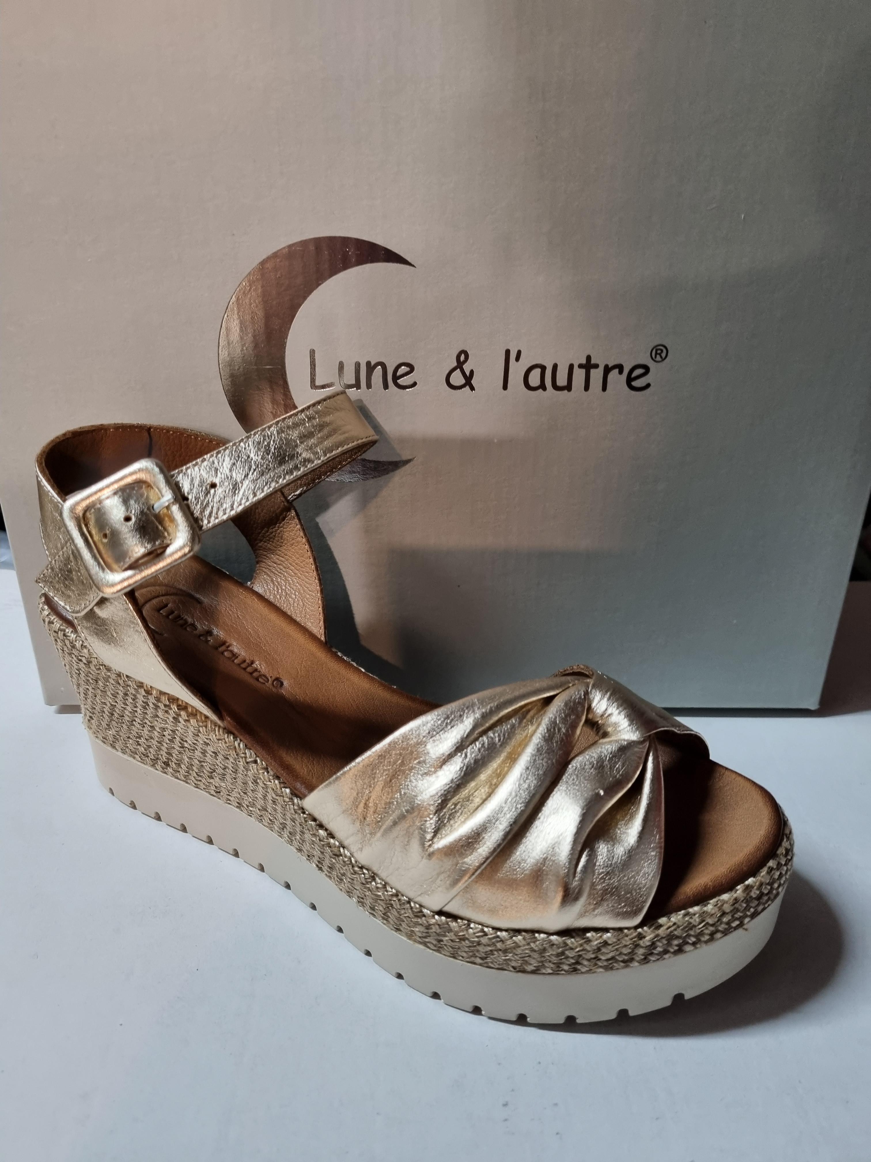 Sandales cuir compensées cheap