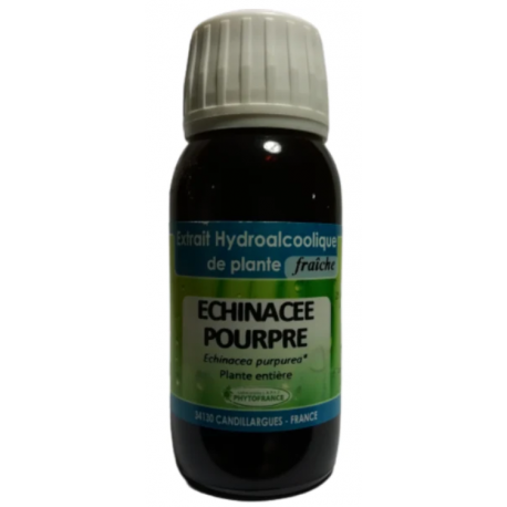 Echinacée pourpre - Extrait Hydroalcoolique de plante fraîche Bio - 60 ml - Phytofrance