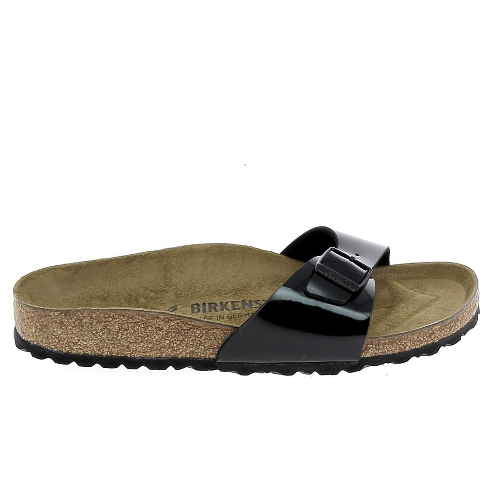 Birkenstock madrid noir vernis sales