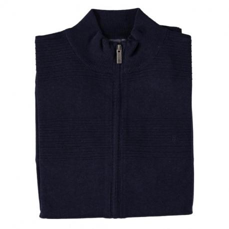 Cardigan gilet zippé Fellows united marine Cardigan gilet zippé Fellows united marine