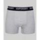 Lot de trois boxers en coton bio SUPERDRY