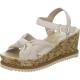 Sandales femme compensée Nubuck Beige PARMA 12-51101-08 ARA SHOES