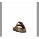 Mule ou claquette avec 2 boucles 3524-8 Maison de l’espadrille  CUERO TAUPE plate, femme, mode