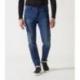 Jean super slim en molleton bleu moyen ETERNELLE