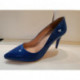 Escarpin pour femme G 8 REGINE GIULIA vernis bleu dur CAPRI CHAROL mode élégance confort talon haut 8cm