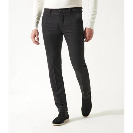 Pantalon chino taille élastique noir VTWILL