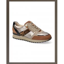 Chaussures femme à lacet + Zip TOSCANA Cuir Gold-Bronze MEPHISTO sport chic femme design semelle amovible