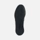 Baskets sport ville chic Cuir Vernis Noir lacet + zip D36NOA GEOX décontractée respirante