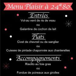 Menu Plaisir