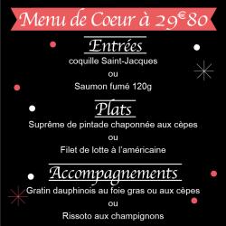 Menu du coeur