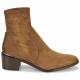 BOOTS LUCIE Strech suédé Tabac Gold  JB MARTIN Talon Bottier Femme à enfiler