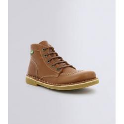 Mi montant lacet LEGENDIKNEW Cuir Camel semelle Miel KICKERS