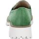 Mocassins 31-237-06 mors KENT Nubuck Grass Vert semelle blanche crantée