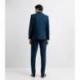 Costume cérémonie avec un col châle bleu IZAC