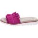 Mules KENT SPORT  Cuir Fuchsia 28121-35 froufrou plate fantaisie ARA SHOES