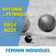 Inscription National TOP300 Individuel Féminin Pétanque Puy-en-Velay 9 et 10 août 2024