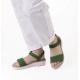 Sandales BILBAO compensées look féminin 33518-06 Cuir nubuck Vert ARA SHOES 2 scratchs pour fermeture