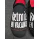 Mule d'intérieur Homme 24-105 Noir   Fantaisie La Maison de l’Espadrille "Retraité en vacances"