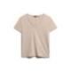 SUPERDRY T-shirt flammé à logo brodé et col V