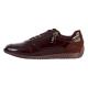 Baskets sport ville chic Cuir Vernis Bordeaux ou Noir lacet + zip D36NOA GEOX décontractée respirante