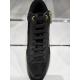 Baskets montantes GeoxD MYRIA D3668B Cuir Noir lacet + zip respirante