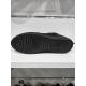 Baskets montantes GeoxD MYRIA D3668B Cuir Noir lacet + zip respirante
