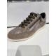 Baskets MYRIA Noir C9999 ou Taupe C6692 D3568C GEOX lacet + zip respirante